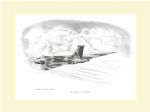 A5 Cruise Flight Pencil Sketch Print